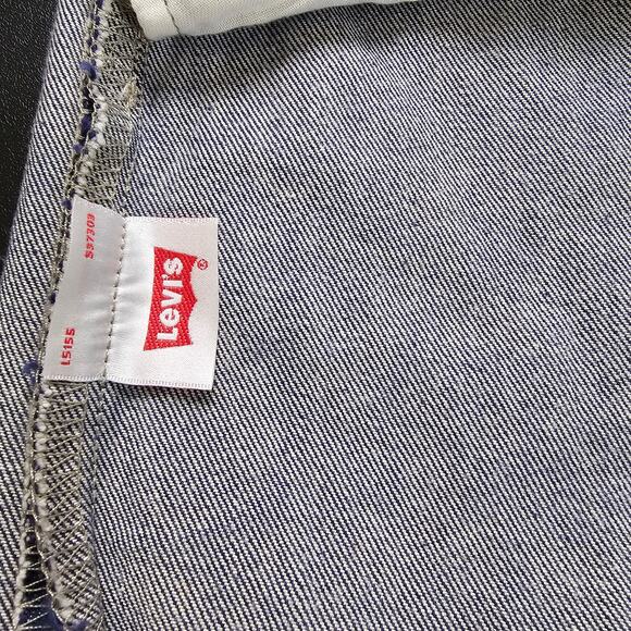 Levi's 501 Original Jeans Mens W36 L30 Dark Wash Straight Button Fly - Picture 8 of 9